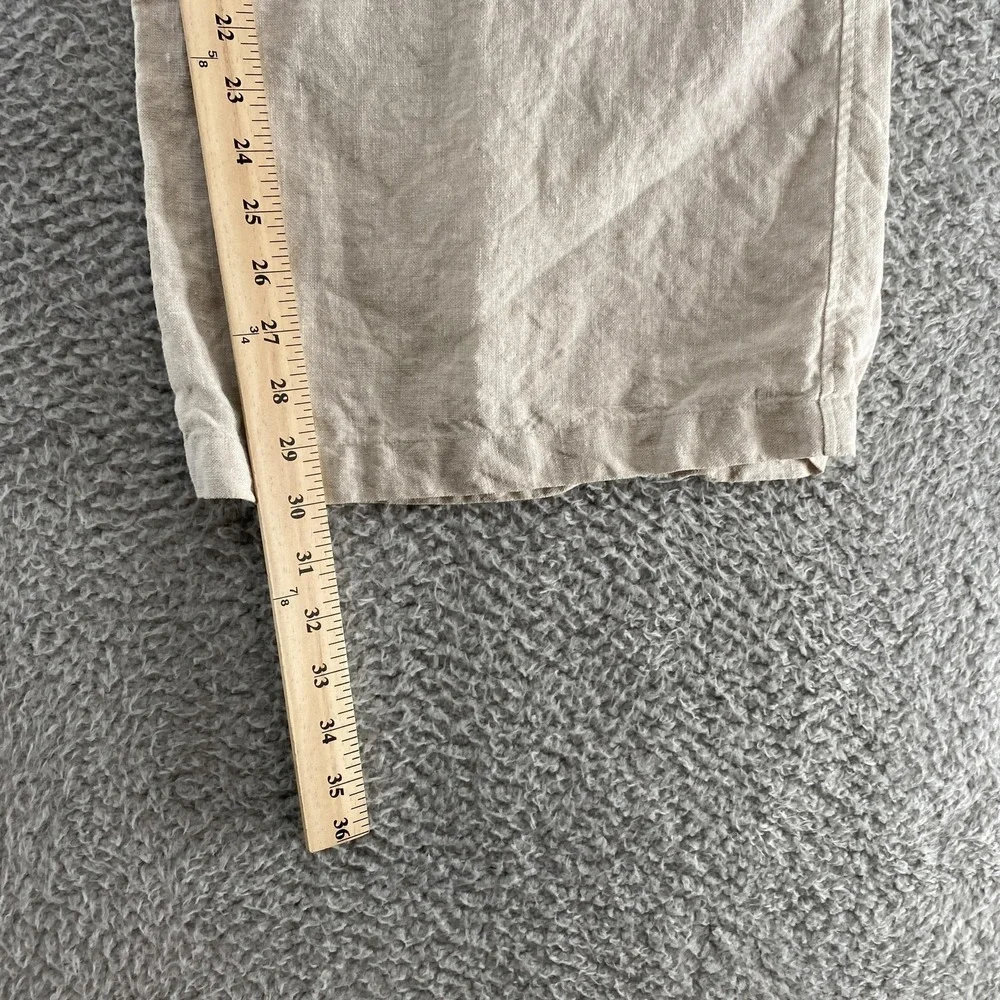 Reformation Cargo Pants Womens Medium Ethan 100% Linen Wide Leg Baggy Capsule
